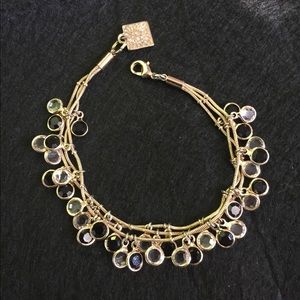 Vintage Anne Klein Gold 3-Strand Bracelet